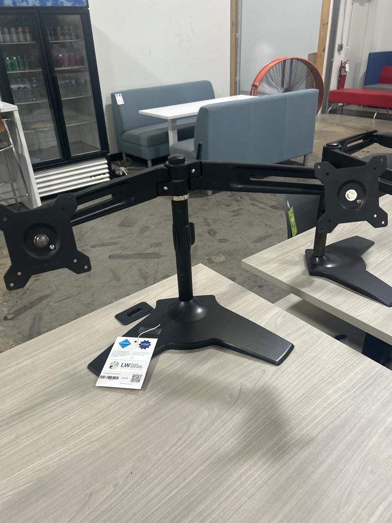 Free Standing Dual Monitor Arm