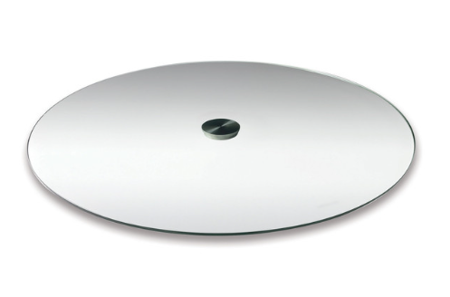 COE-OfficeSource | OS Reception Tables | 24" Round Clear Glass Top - Requires Base