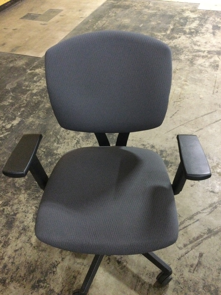 Hon Grey Patterned Task Chair w/Arms