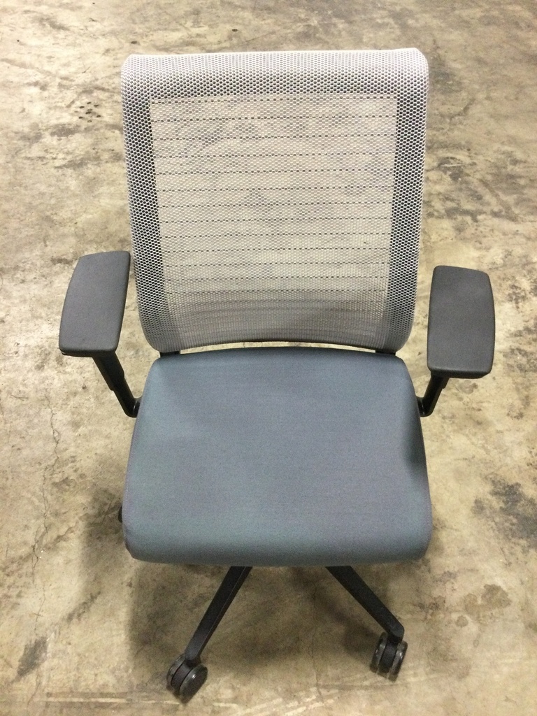 Steelcase Think Chair Grey w/ Mesh Back