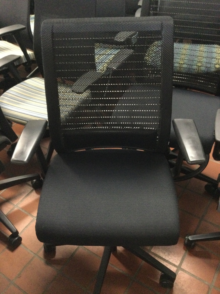 Steelcase Think Chair Black w/ Mesh Back
