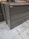 Meridian 42"x 50" 4dr Lateral File Dark Grey