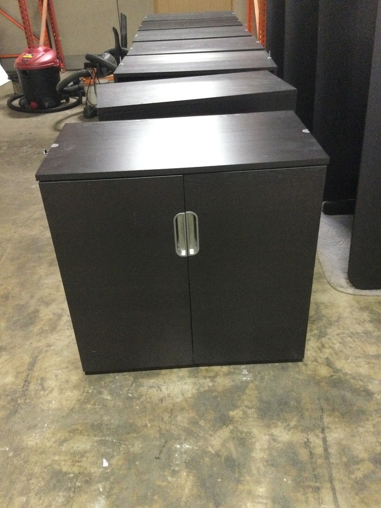 Black Storage Cabinet 18"x32"