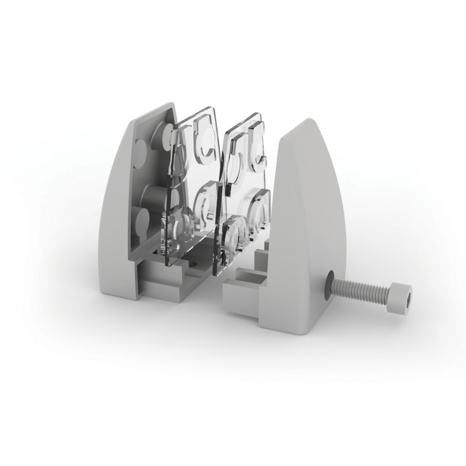  Mount Divider Bracket - Silver