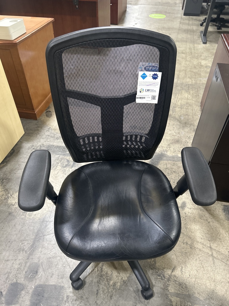 High Back Mesh Back, Vinyl Seat Task Chair