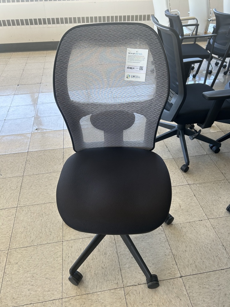 Open Plan 4019 Logic Grey Mesh back Chair - NO ARMS