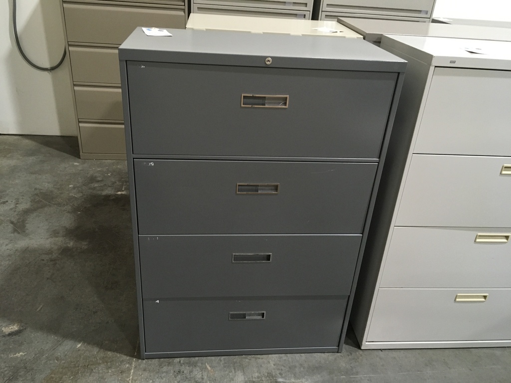 Steelcase 4 Drawer Lateral file cabinet