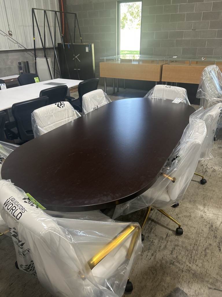 8ft Espresso Conference Table