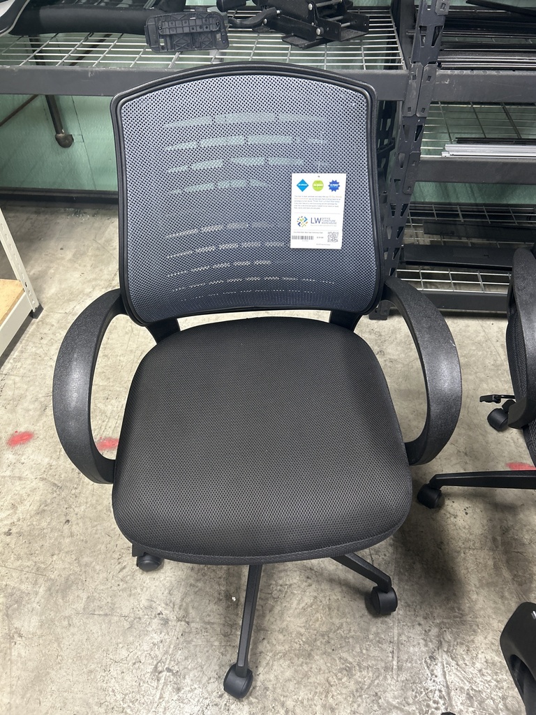 Grey Mesh Back, Black Seat Conference Chair