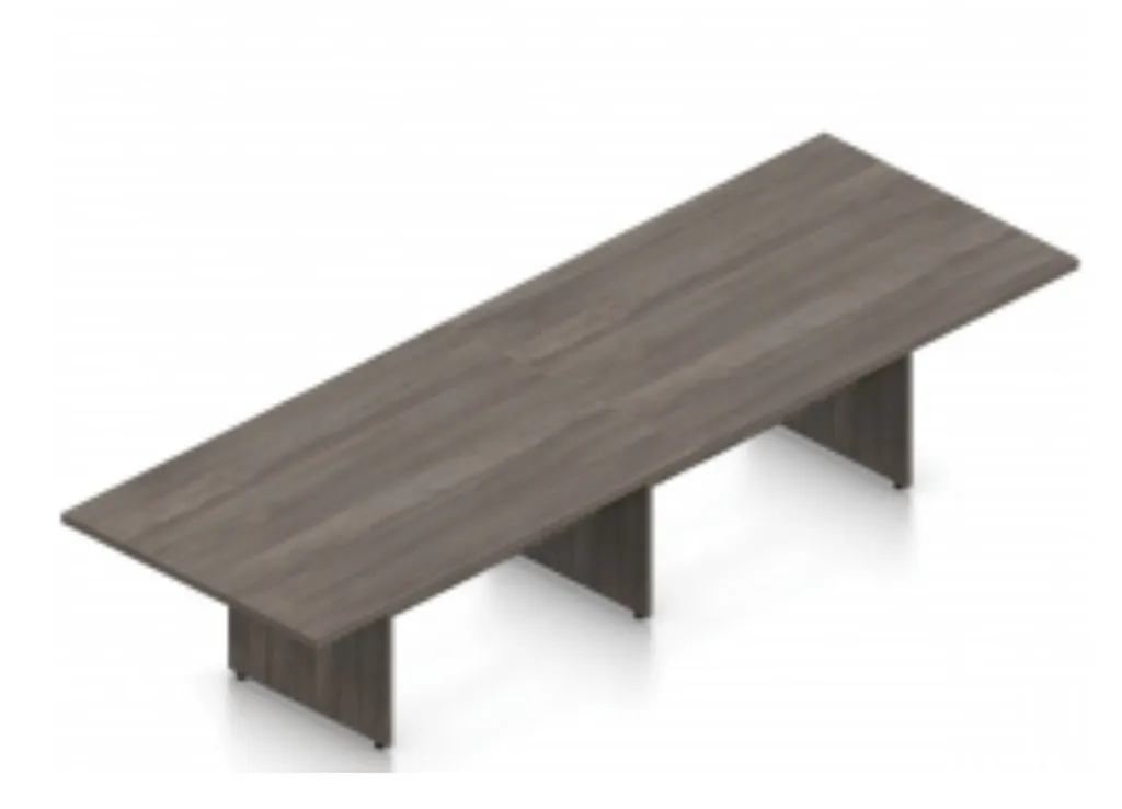 Euroline Rectangle Conference table 4'x12' Samoa Grey  