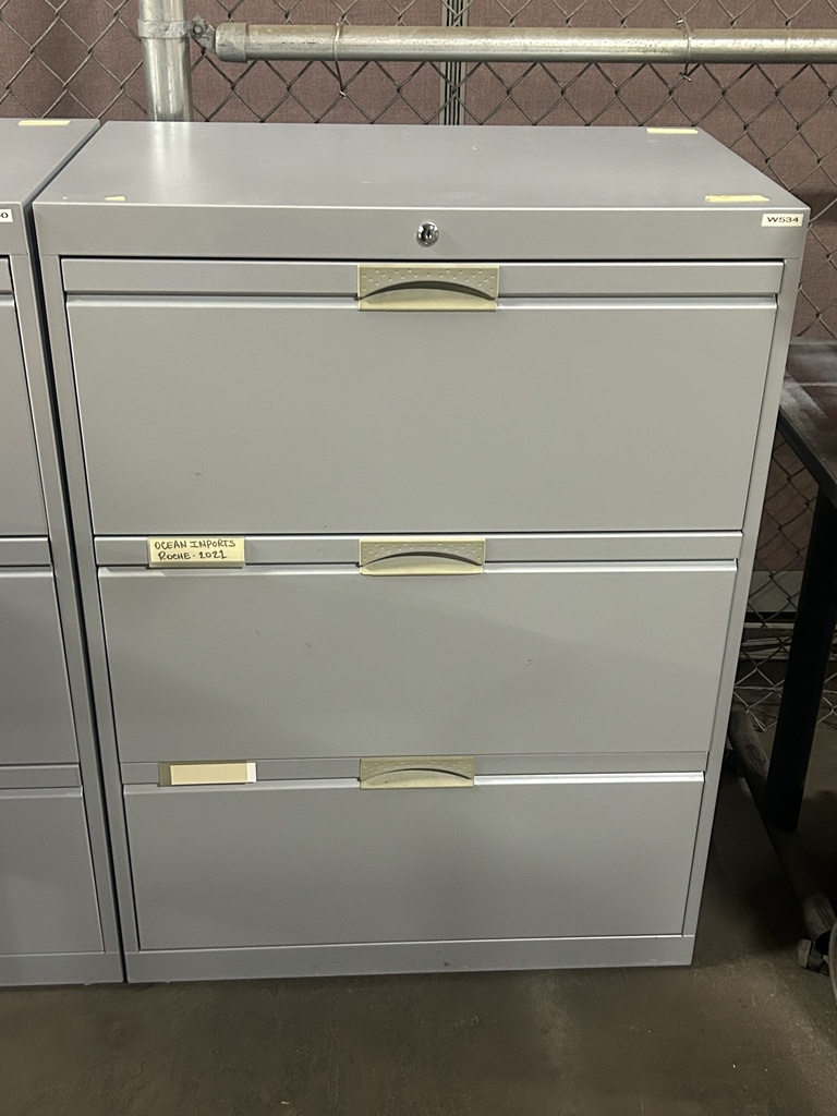 Boulevard 30” 3-Drawer Lateral - Gray