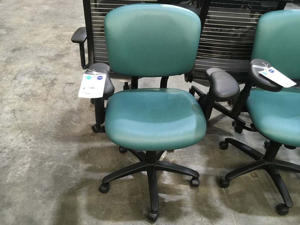 Green Vinyl Task Chair
