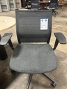 Sit on it Wit - Black Mesh Back w/Onyx Strip / Dark Grey Seat
