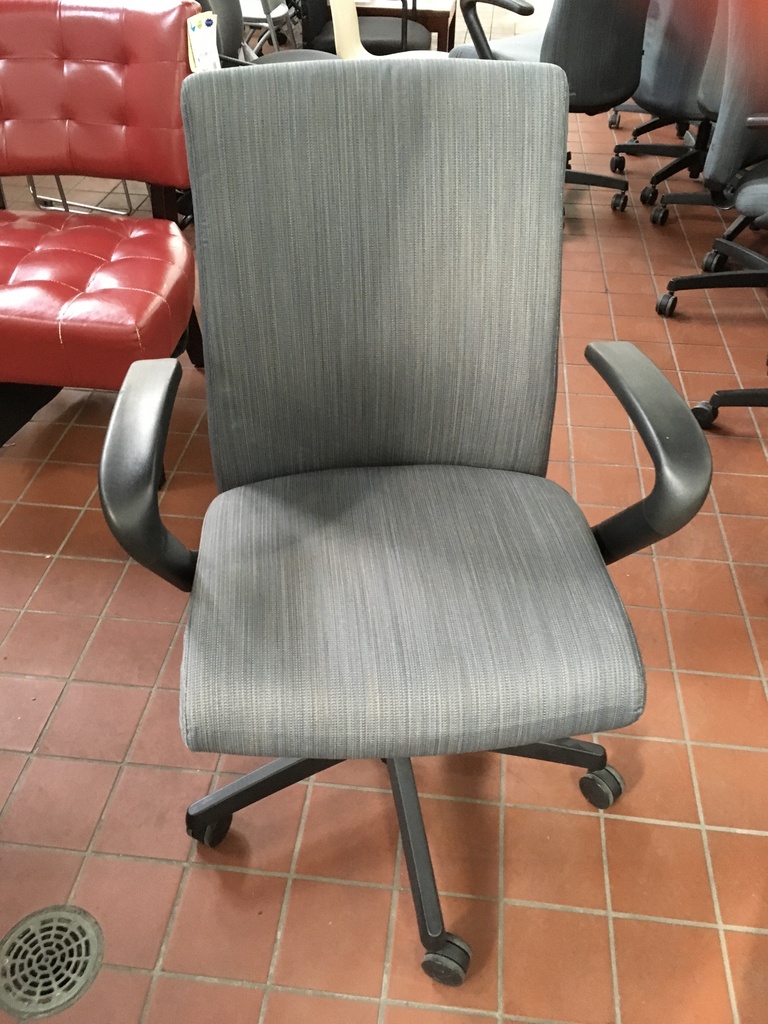 Hon Mid-Back all fabric chair W/ Fixed Arms