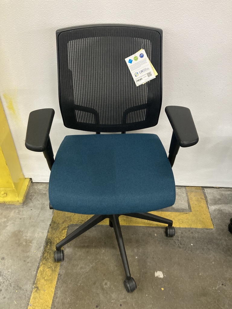 Sit on it Focus Multi Function Blue Seat Mesh back Task Chair