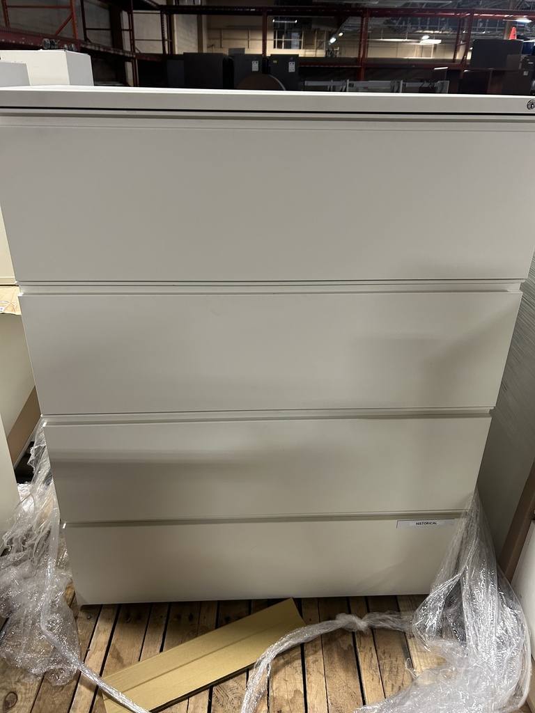 Herman Miller 42" 4 Drawer Lateral - White
