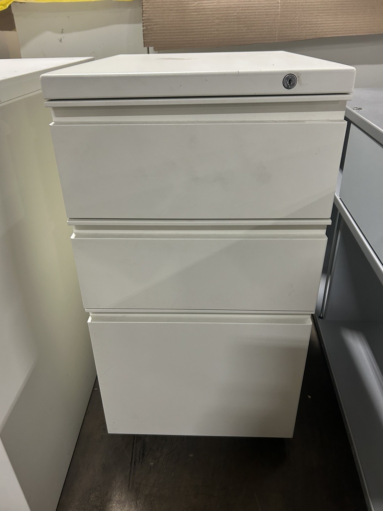 Herman Miller B/B/F Mobile Ped - White