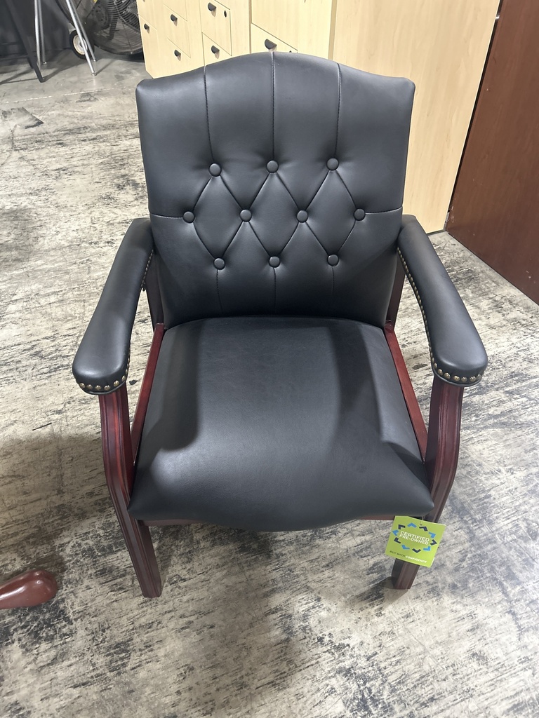 Traditional Side Chairs - Wood Frame, Black