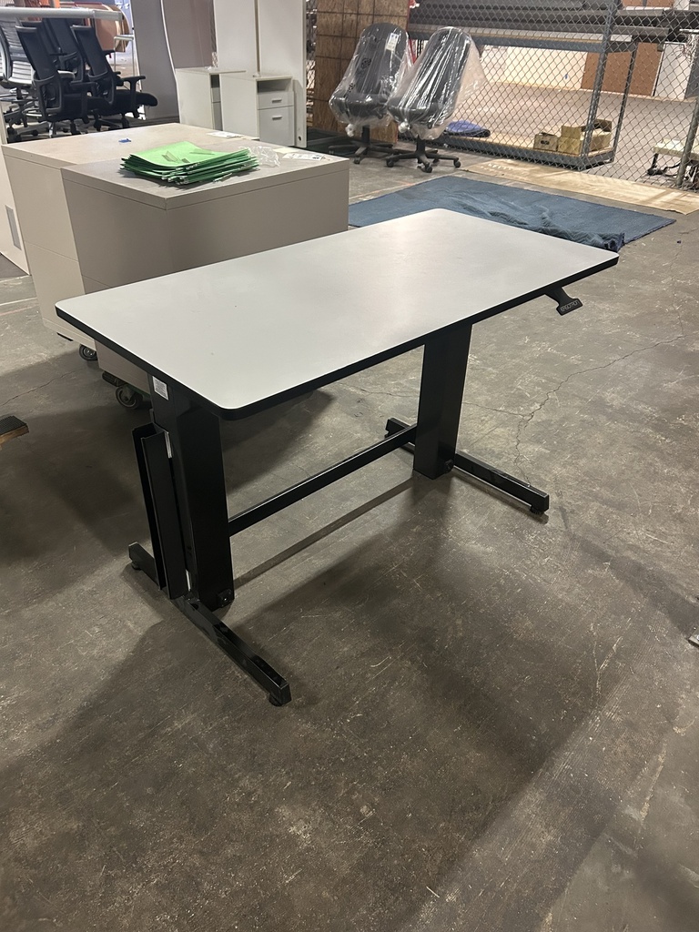 Ergotron 24"x 48" Table - Black Base,  sit to stand, height adjustable