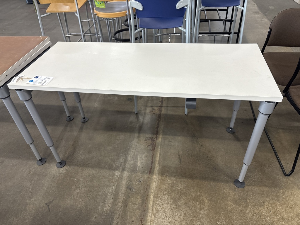 Herman Miller 24"x 60" Training Table (Height Adjustable) - White  