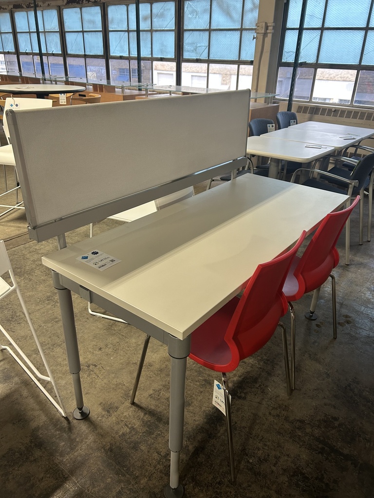 Herman Miller 24"x 60" Training Table (Height Adjustable) - White  