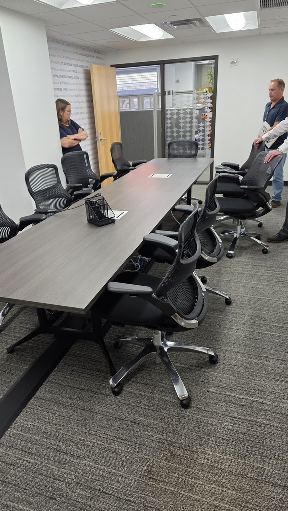 14ft Powered Conference Table with USB 