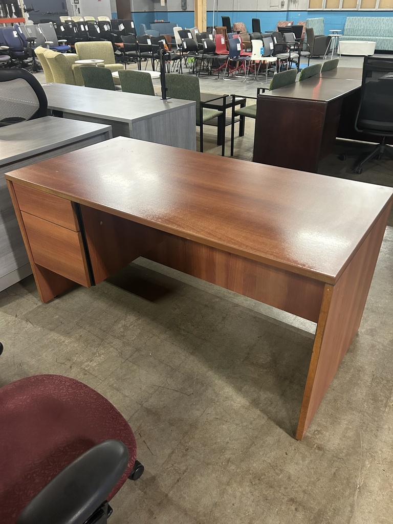 30"x 60" Single Ped B/F - Cherry