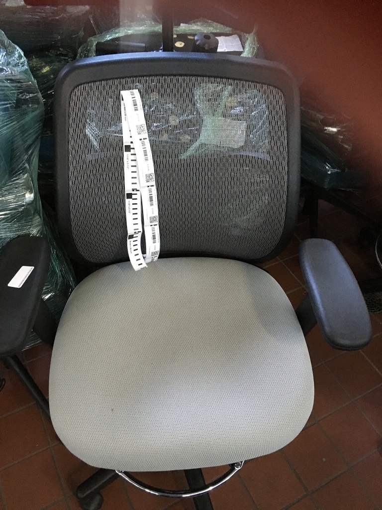 Hon Grey Seat Mesh back stool