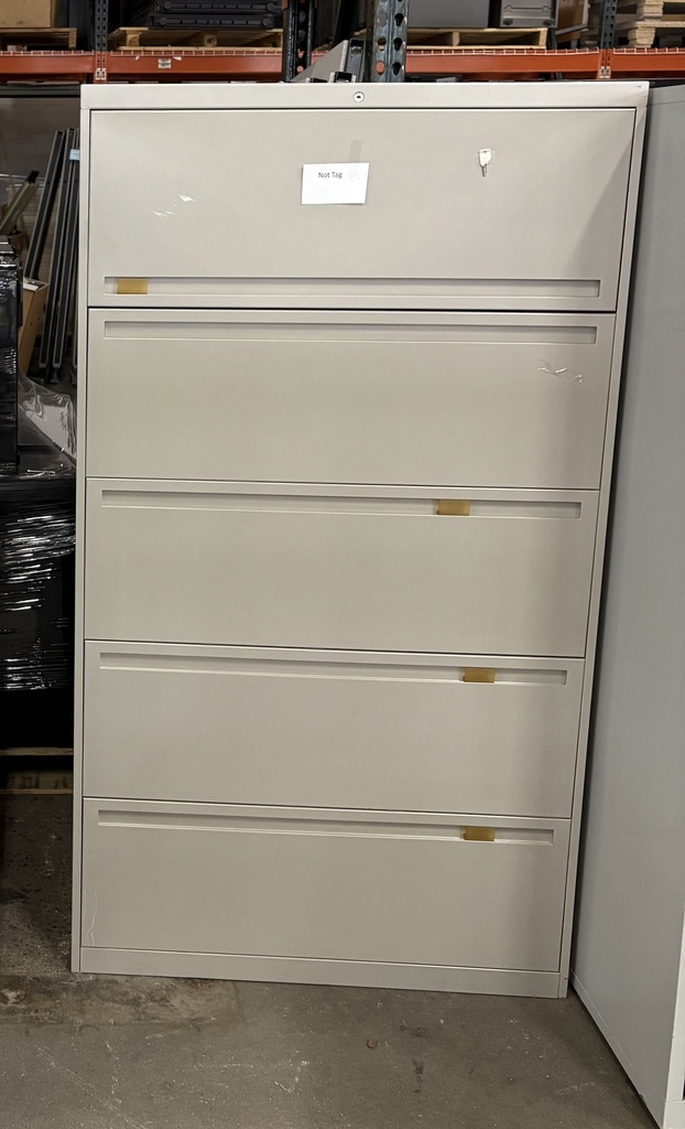 Steelcase 36"5 Drawer Lateral File