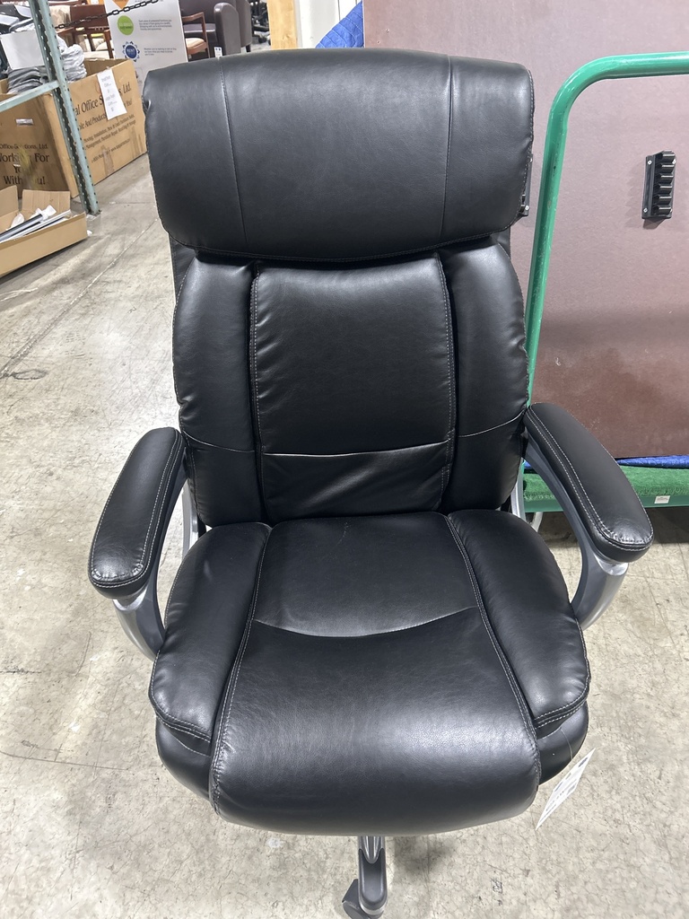 Black Vinyl High Back Executive Chair