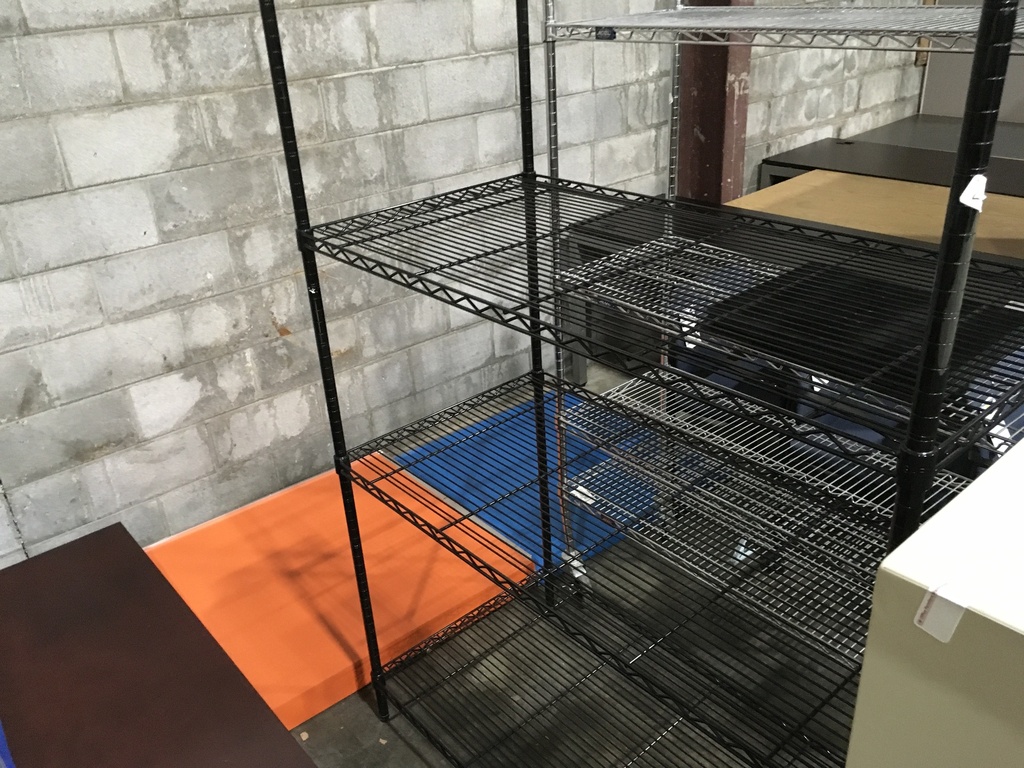 Wire Storage Rack Black  
