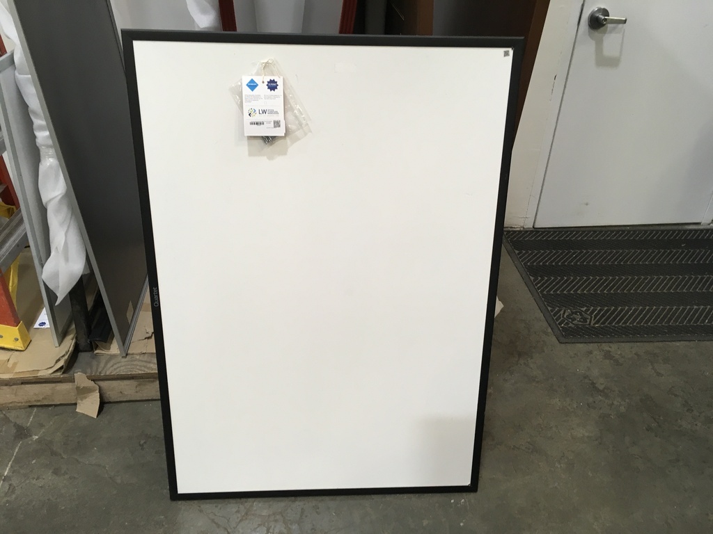 Dry Erase Board 34"x48" Black Trim 