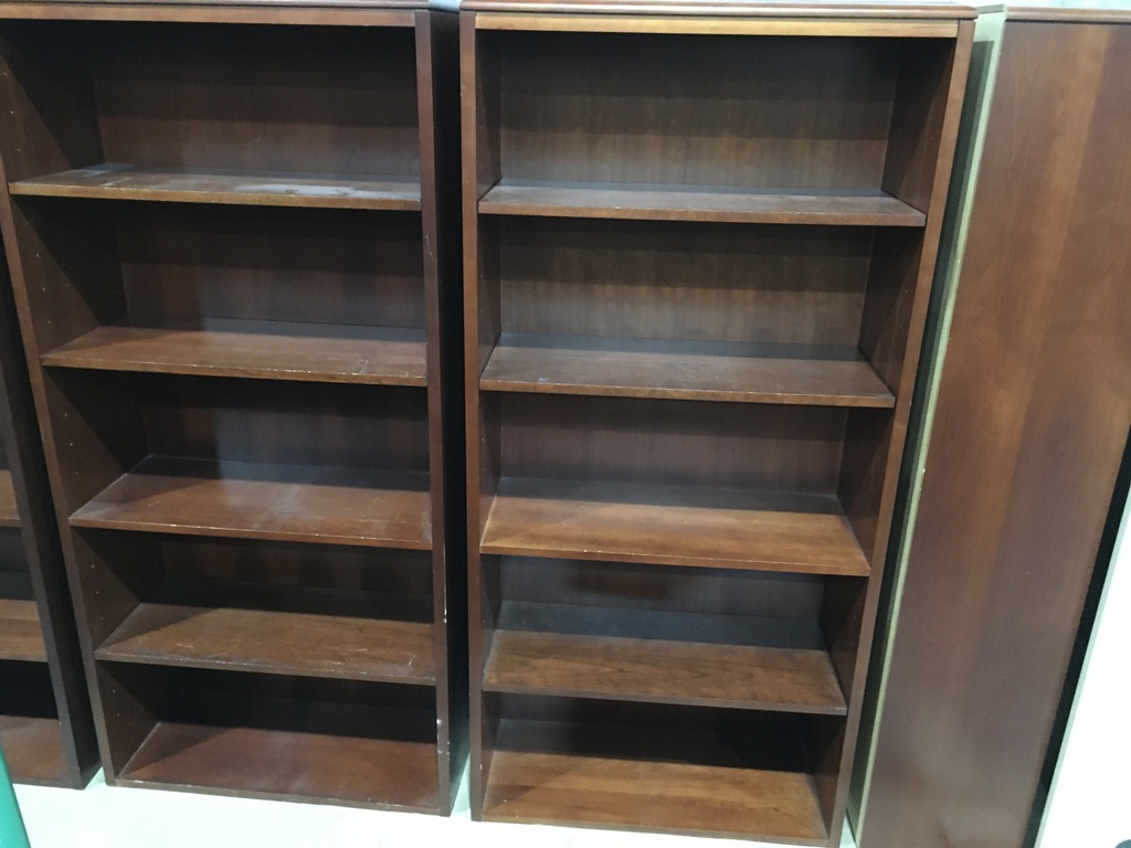 5 Shelf Bookshelf Cherry 32"x66"