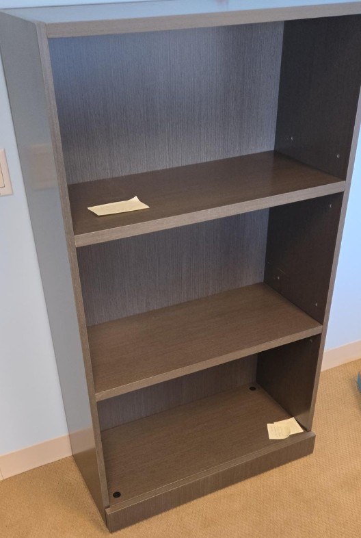 36x72 Grey bookcase