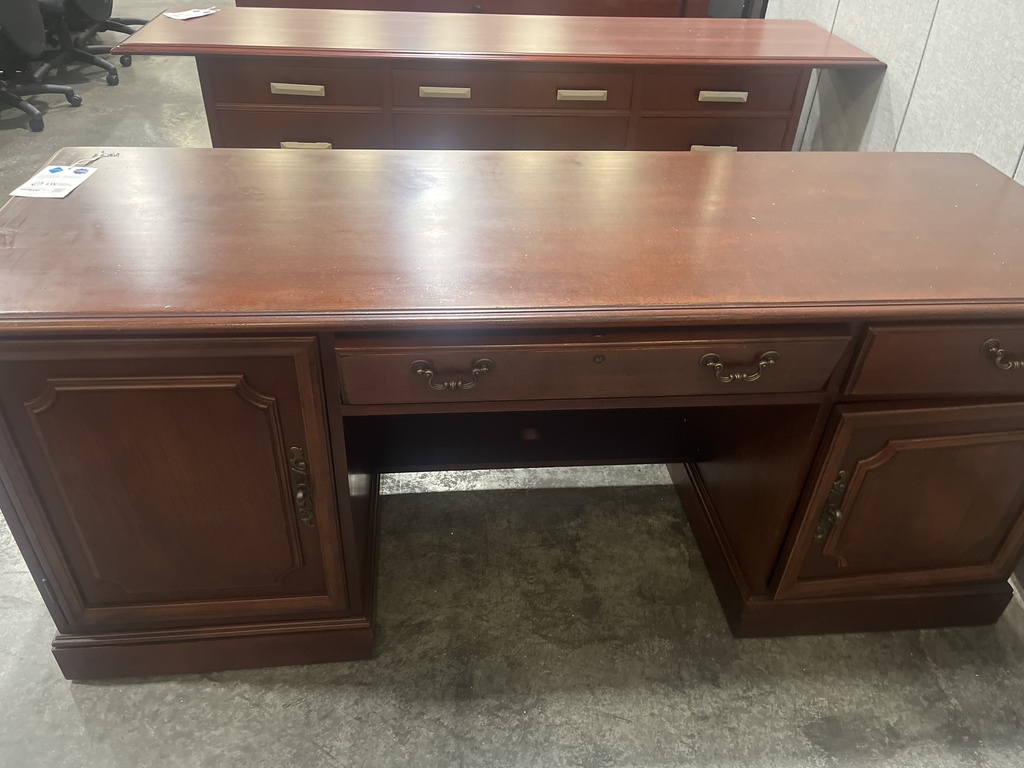 Working Credenza 24x72 Mahogany