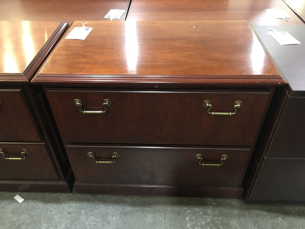 2 Drawer Traditional Lateral Cherry 36"