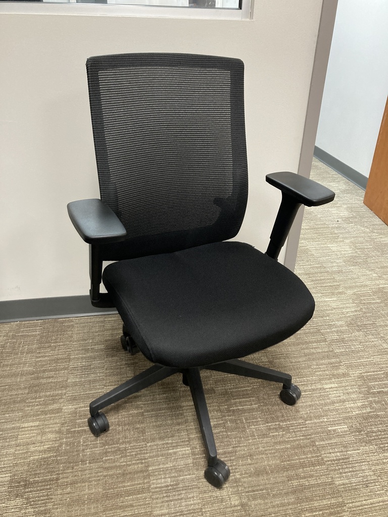 DKA HighBack Task Chair, Black Mesh, Black frame (QUICKSHIP)