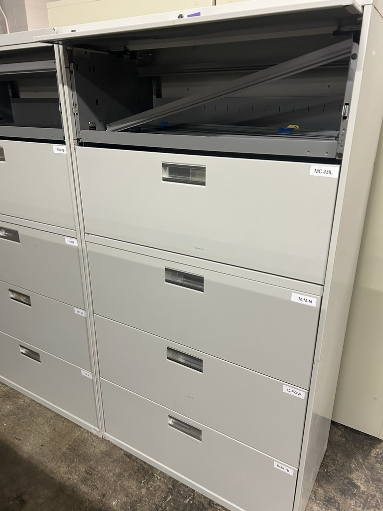 Hon 36" 5 Drawer Lateral File - Off White