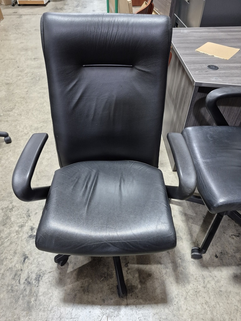 Hon Black Vinyl Conference Chair