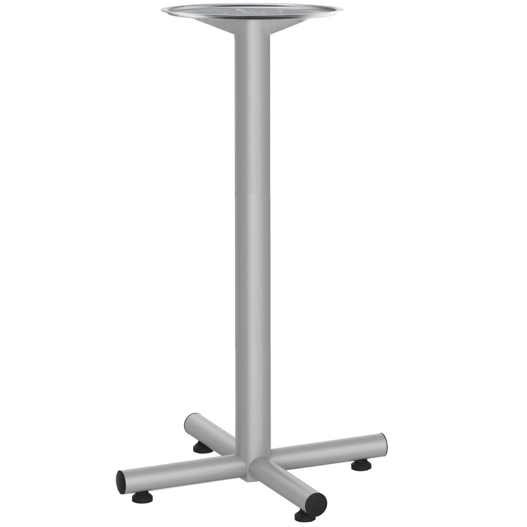 COE- Conference/Multi-Purpose Tables Standard Cross Base | Fits up to 48" Tops, Silver