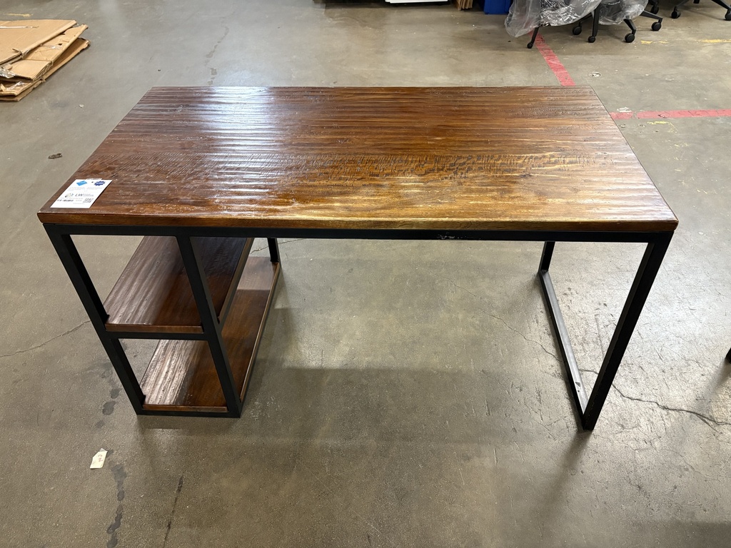 ARHAUS 29"x55" Metal Frame Wood Top Desk 