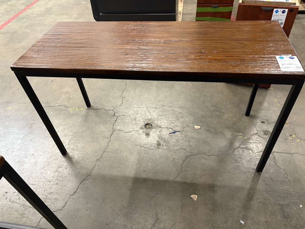 ARHAUS 22"X 55" Metal Frame Side Table 