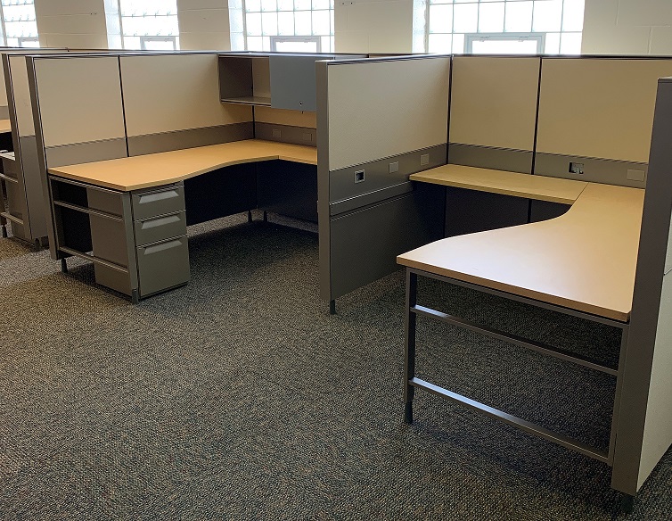 6x6 Herman Miller Canvas Stations  