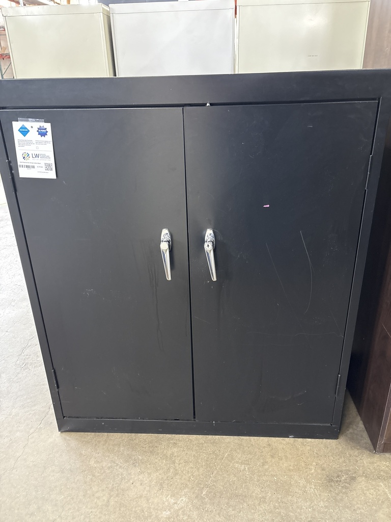 36x42 Metal (2) Door Storage Cabinet (Black)