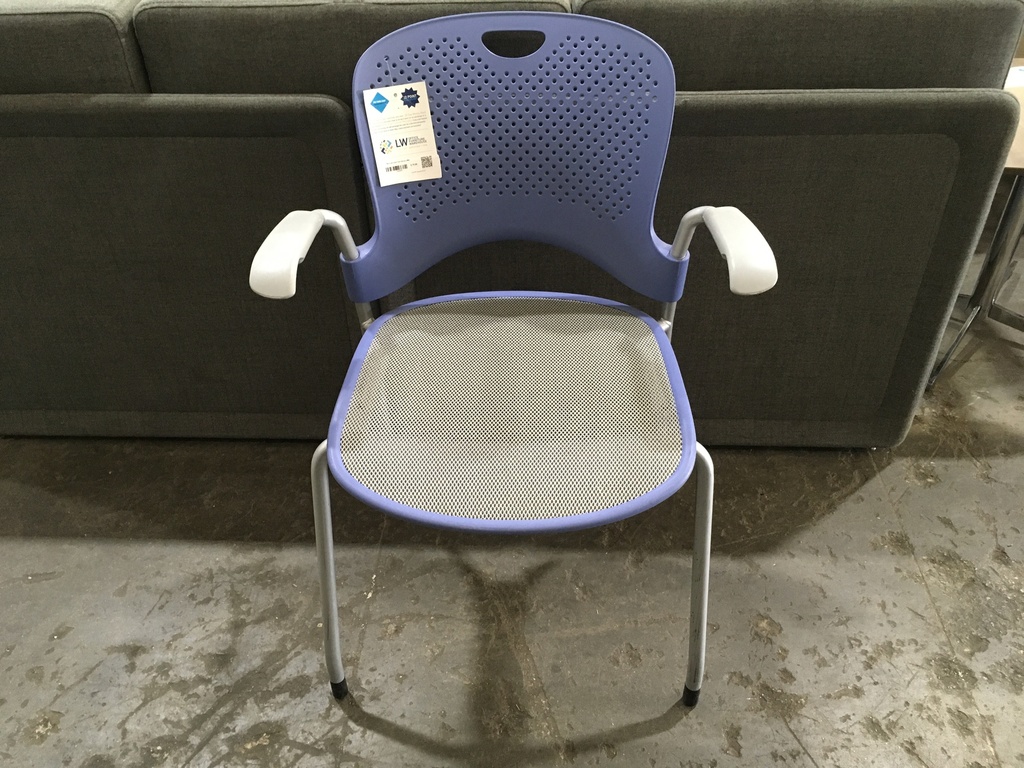 Blue Capri Stack Chair Herman Miller