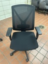 Ergonomic Task Chair w/Adjustable Arms - Black 