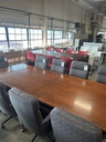 12' x 4.5' 4 Piece Conference Table - Walnut