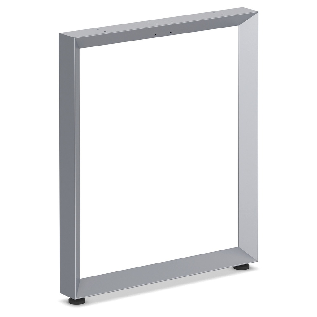 COE- Variant Collection | Beveled Style Leg Base - 23.8"W- Silver