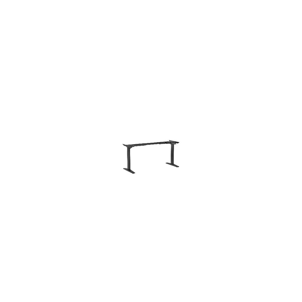 DK ADJUSTABLE HEIGHT TABLE BASE W/FEET BLACK (PRM-PLTEAB4872ULWF24-BK)48-72W x 24"-30"D tops