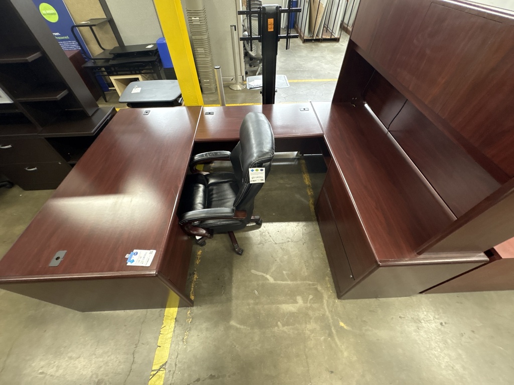 Hon U-Group w/Hutch RH Mahogany 